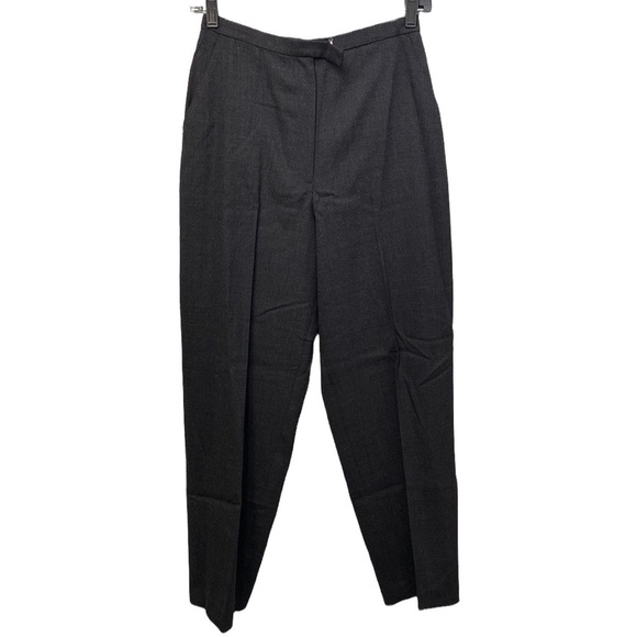 Jones New York grey wool trousers dress pants size 4 - Picture 1 of 6